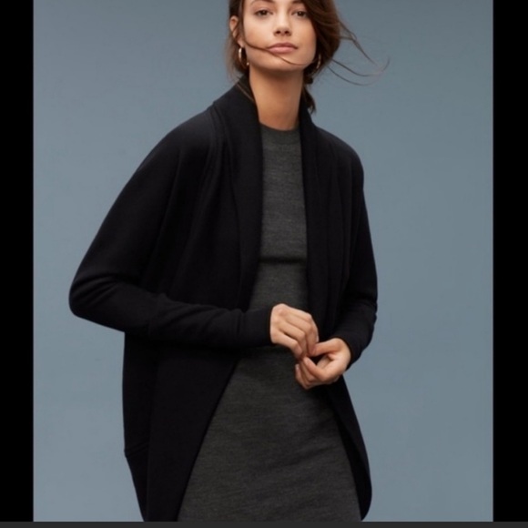 Aritzia Sweaters - Aritzia Wilfred Diderot Cocoon Wrap Sweater black